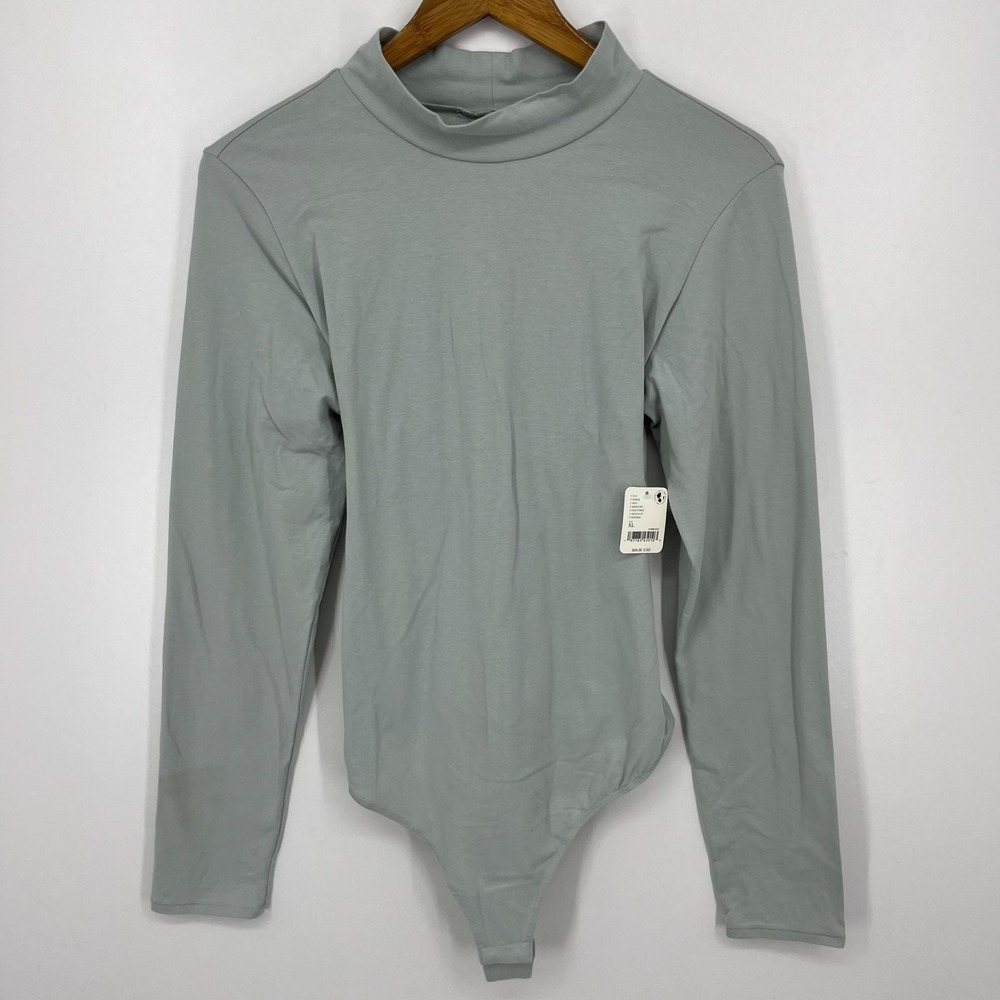 Intimately Free People Mercury Straps In The Back Bodysuit Women's XL Gray New - Picture 2 of 10